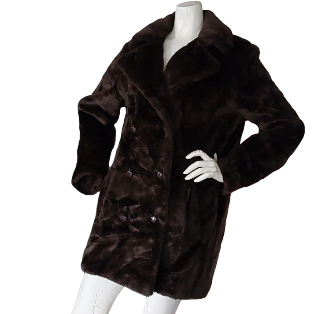 HERMAN KAY WOMEN'S VINTAGE BWON COAT SIZE 12‎